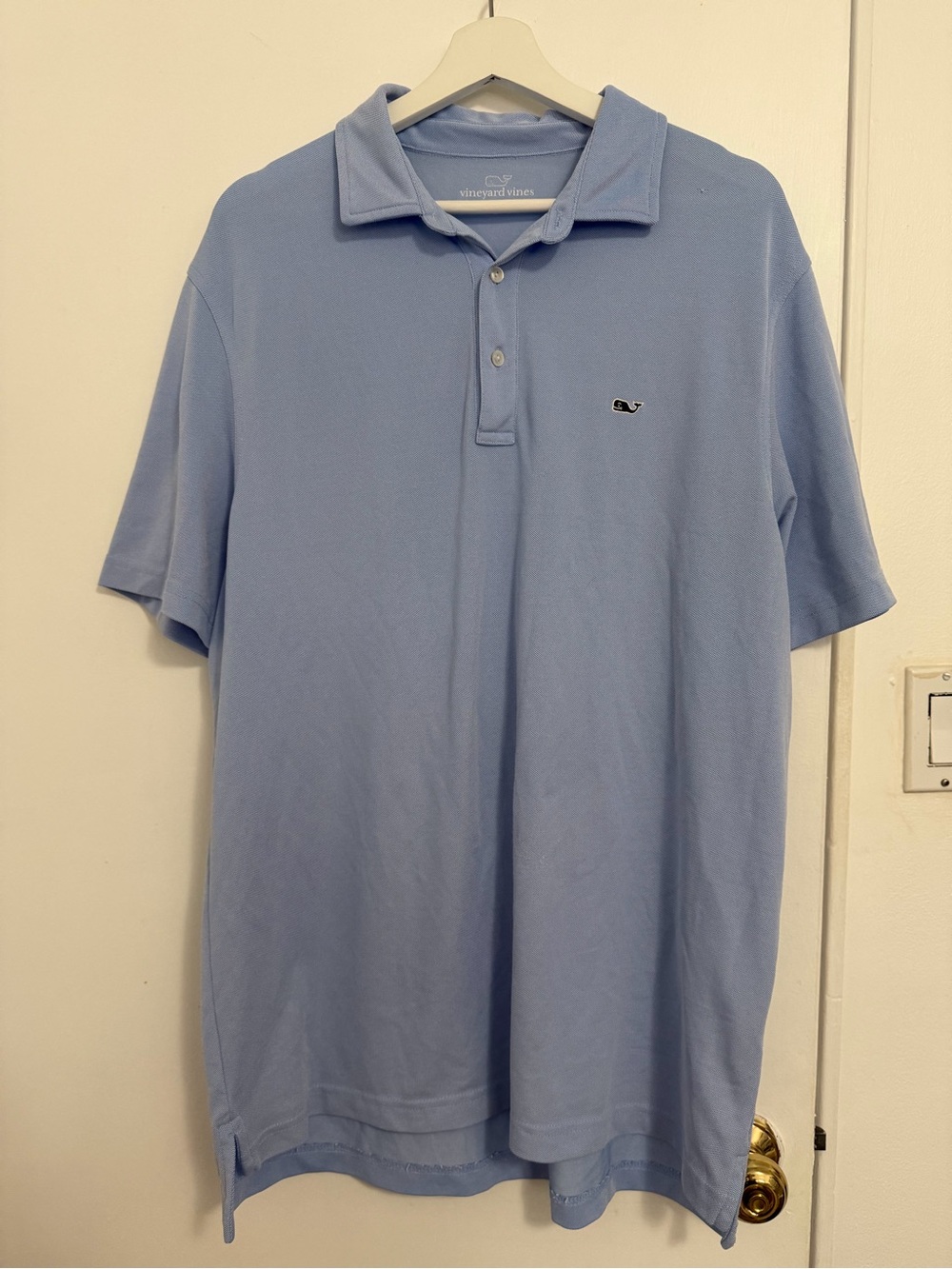 Vineyard Vines Men’s Sky Blue Short-Sleeve Polo